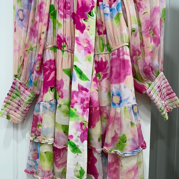 NWOT Rococo Sand Flora Mini Dress - Picture 7 of 12